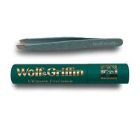 Wolf & Griffin Mini pince à épiler | Pince à épiler professionnelle pour homme et femme | Parfaite pour l'épilation du visage | Acier inoxydable