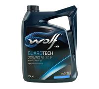 WOLF GuardTech 20W-50 SL/CF MB 229.1, PSA B712295, VW50101, VW50500, 2x5 Litres
