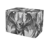 Wolf Housse de cage pour chien résistante aux UV en maille avec fenêtres en maille Argenté Taille M