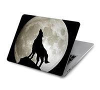 Wolf Howling at The Moon Etui Coque Housse pour MacBook Pro 14 M1-M5 A2442 A2779 A2992 A2918 A3112 A3185 A3401 A3434 A3112