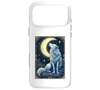 Wolf Howling Moon Celestial Mystical Nature Gothic Animal Coque pour iPhone 17 Pro Max