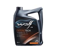 WOLF - Huile de transmission EXTENDTECH 75W80 GL 5 - Bidon de 5 litres - 8337772