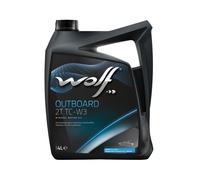 WOLF - Huile moteur 2 temps OUTBOARD TC-W3 - 4L - 8316029