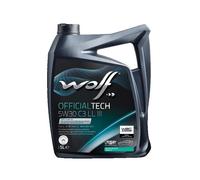 WOLF - Huile moteur OFFICIALTECH 5W30 C3 LL III - Bidon de 5 litres - 1048181