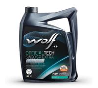 WOLF - Huile moteur OFFICIALTECH 5W30 SP EXTRA - Bidon de 4 litres - 1049359
