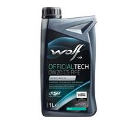 Wolf Huile Moteur Officialtech C5 Rfe Sae 0w-20 1l