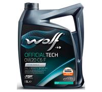 Wolf Huile Moteur Officialtech C6 F Sae 0w-20 5l