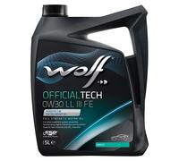 Wolf Huile Moteur Officialtech Ll Iii Fe Sae 0w-30 5l