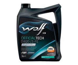 Wolf Huile Moteur Officialtech Ls Fe Sae 0w-20 5l