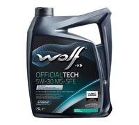 Wolf Huile Moteur Officialtech Ms-sfe Sae 5w-30 5l