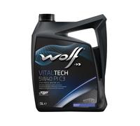 WOLF - Huile moteur VIVALTECH 5W40 PI C3 - Bidon de 5 litres - 8303012