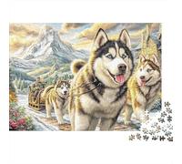 Wolf in Autumn 1000 Pièces Jigsaw Puzzle for Adults Forest Huskies Jigsaw Great Gift Fun Activity for Home Colourful Challenging & Brainteasing Puzzles Puzzle Game for The e