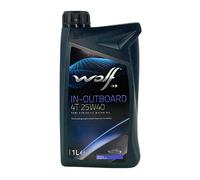 WOLF In-Outboard 4T 25W-40 Huile Marine API SJ, API SL, NMMA FC-W, 4x1 Litres