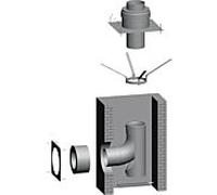 Wolf Kit arbre Cob 2651294 DN 160/160, à partir de 50 kW, indépendant de l'air ambiant