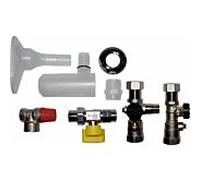 Wolf kit de connexion 2072346 avec fusible thermique, avec robinet KFE, en saillie