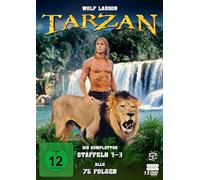 TARZAN - DIE KOMPLETTE SERIE MIT WOLF LARSON (ALLE - TARZAN 12 DVD NEUF
