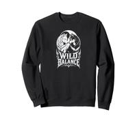 Wolf Light Shadow Loyalty Wild Moon Graphic Art Sweatshirt