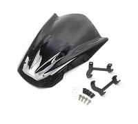 Wolf Line - déflecteur de Vent de Moto, Pare-Brise Avant avec Support for MT07 FZ07 2013-2017 2014 2015 2016(Smoke)