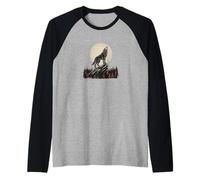 Wolf Lone Wolf Pack Howling Howl Wolf Timber Manche Raglan