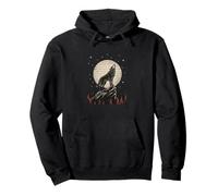 Wolf Lone Wolf Pack Howling Howl Wolf Timber Sweat à Capuche