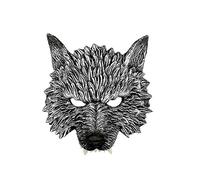 Wolf Mask Werewolf Half Mask 3d Halloween Werewolf Wolf For Masquerade Cosplay accessoires Halloween Party Supplies