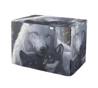 Wolf Mom Housse de cage lavable avec ouvertures pour réduire les aboiements Taille XL