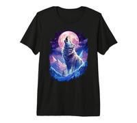 Wolf Moon Lot de Loups hurlants drôles T-Shirt Haut de Gamme