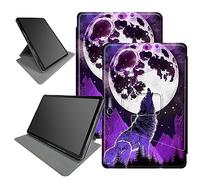 Wolf Moons Étui pour Microsoft Surface Go 3 2021 / Surface Go 2 2020 / Surface Go 2018 Tablette 10", rotation à 360 degrés, plusieurs angles de vue avec mise en veille/réveil automatique