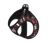 Wolf Motifs Accessories01 Harnais réglable pour chien avec clips pour laisse
