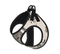 Wolf Motifs Food03 Harnais réglable pour chien avec clips pour laisse