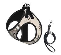 Wolf Motifs Food03 Harnais réglable pour chien avec clips pour laisse
