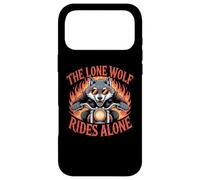Wolf Moto Rider Freedom Bike Coque pour iPhone 17 Pro Max