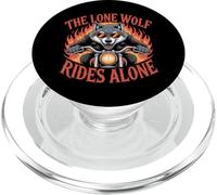 Wolf Moto Rider Freedom Bike PopSockets PopGrip pour MagSafe