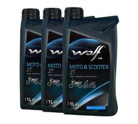 Wolf Huile moteur 2 temps Moto/Scooter Performance 1 L