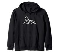 Wolf Mountain T-shirt rétro avec motif loup hurlant et nature Sweat à Capuche