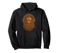 Wolf of Odin - Norse Mythology - Viking Wolf - Sepia Style Sweat à Capuche
