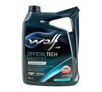 Wolf Officialtech C6 F Sae 0w-20 Motor Oil 5l Clair
