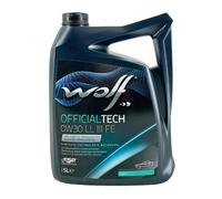 WOLF OfficialTech 0W-30 LL III FE VW TL 525 45, FIAT 9.55535-S3, 2x5 Litres