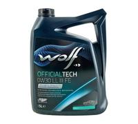 WOLF Officialtech 0W-30 Ll III Fe VW TL 525 45, Fiat 9.55535-S3, 5 Litre