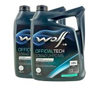 WOLF Officialtech 10W-40 Uhpd Ms Deutz Dqc IV-18 La , Hommes M 3775, 2x5 Litre