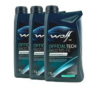 WOLF Officialtech 5W-20 Ms-Fe Ford WSS-M2C948-A, STJLR.03.5004, 5x1 Litre