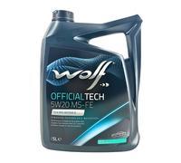 Wolf Officialtech Ms-fe Sae 5w-20 Motor Oil 5l Clair