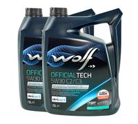 WOLF OfficialTech 5W-30 C2/C3 MB 229.51, MB 229.52, VW 505 00, 2x5 Litres