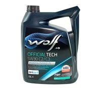 WOLF Officialtech 5W-30 C2/C3 MB 229.51, MB 229.52, VW 505 00, 5 Litre