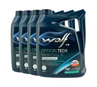 WOLF Officialtech 5W-30 C3 Ll III Opel OV0401547-D30, OV0401547-G30, 4x5 Litre
