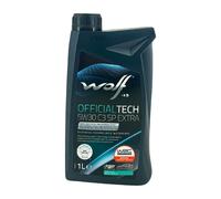 Wolf Huile moteur Officialtech 5W-30 C3 Sp Extra pour Opel OV0401547-D30 OV0401547-G30 5x1 Litre