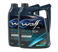 WOLF Officialtech 5W-30 Ms-F Ford WSS-M2C913-D, Renault RN0700, 2x5 Litre
