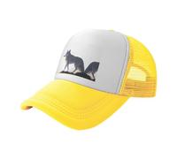 Wolf on The Rock Casquette de baseball en maille noire pour adulte, plusieurs couleurs disponibles, convient pour les hommes et les femmes