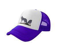 Wolf on The Rock Casquette de baseball en maille noire pour adulte, plusieurs couleurs disponibles, convient pour les hommes et les femmes