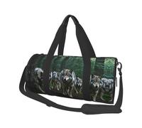 Wolf Pack Sac de voyage Sac de sport Sac de sport Sac de sport léger avec compartiment à chaussures Sac de sport pour homme et femme